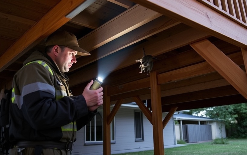 Under Deck Possum Removal in Fawkner